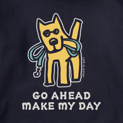 Adult Unisex Go Ahead Make My Day Every Wear Hoodie Sweatshirt