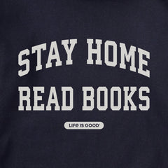 Adult Unisex Stay Home Read Books Arch Every Wear Hoodie Sweatshirt