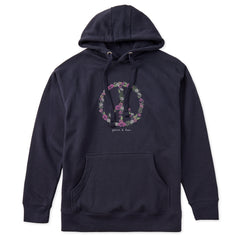 Adult Unisex Wildflower Love Peace Sign Every Wear Hoodie Sweatshirt