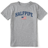 Kids Halfpipe Arch Short Sleeve Crusher Tee