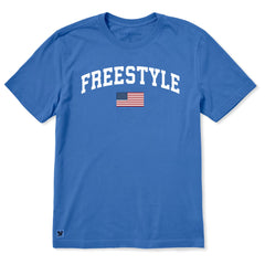 Men's Freestyle Arch Short Sleeve Crusher Tee