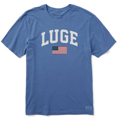 Men's Luge Arch Short Sleeve Crusher Tee