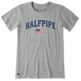 Women's Halfpipe Arch Short Sleeve Crusher Tee