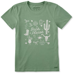 Women's Desert Bach Please Short Sleeve Crusher Tee