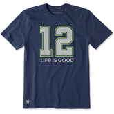 Men's 12 Life is Good Short Sleeve Crusher Tee
