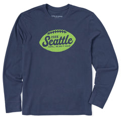 Men's Seattle Did it Again 2026 Long Sleeve Crusher Tee