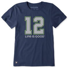 Women's 12 Life is Good Short Sleeve Crusher Tee