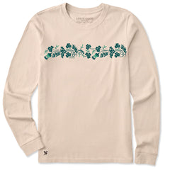 Women's Garden of Clover Long Sleeve Crusher Tee