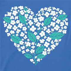 Women's Heart of Flowers Short Sleeve Crusher Tee