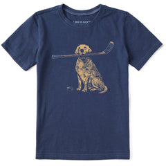 Kids Golden Hockey Short Sleeve Crusher Tee