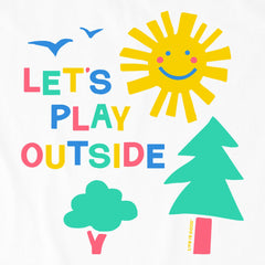 Toddler Let's Play Outside Short Sleeve Crusher Tee