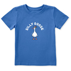 Toddler Silly Goose Hat Short Sleeve Crusher Tee