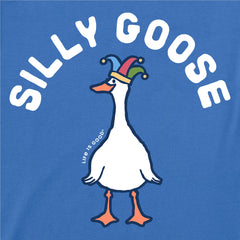 Toddler Silly Goose Hat Short Sleeve Crusher Tee