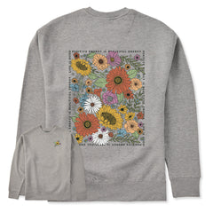 Adult Unisex Beautiful Energy Wildflowers Every Wear Crew Sweatshirt