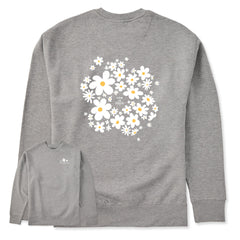 Adult Unisex Daisy Splash Every Wear Crew Sweatshirt