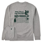 Adult Unisex Squirrels Run the World Every Wear Crew Sweatshirt