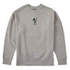 Adult Unisex Steamboat Willie Peace Mini Every Wear Crew Sweatshirt