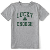 Kids Lucky Enough Arch Short Sleeve Crusher Tee