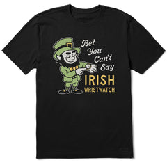 Men's Irish Wristwatch Short Sleeve Crusher Tee