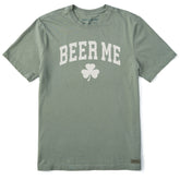 Men's Beer Me Shamrock Arch Short Sleeve Crusher Tee