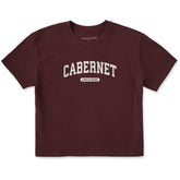 Women's Cabernet Arch Short Sleeve Crusher Boxy Tee