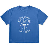 Women's Give Me One Riesling Short Sleeve Crusher Boxy Tee