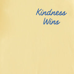 Women's Kindness Wins Script Short Sleeve Crusher Tee