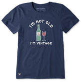 Women's I'm Not Old I'm Vintage Short Sleeve Crusher Tee