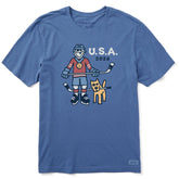 Men's Jake Hockey Gold 2026 Short Sleeve Crusher Tee