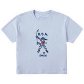 Women's Jackie Slap Shot 2026 Short Sleeve Crusher Boxy Tee