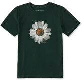 Kids Basketball Daisy Short Sleeve Crusher Tee