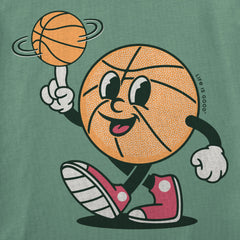 Men's Basketball Guy Short Sleeve Crusher Tee