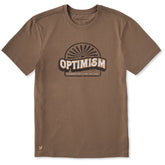 Men's Optimism Take the Over Short Sleeve Crusher Tee