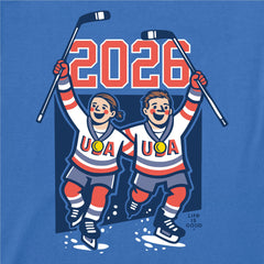 Kids USA Hockey 2026 Short Sleeve Crusher Tee