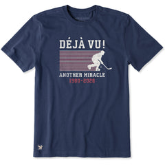 Men's Another Miracle Hockey Short Sleeve Crusher Tee