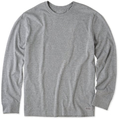 Men's Solid Long Sleeve Tee