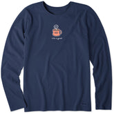 Women's Hot Mug Long Sleeve Crusher Tee