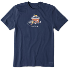 Men's Jake and Rocket Road Trip Short Sleeve Crusher Tee