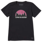Women's Funky Outdoor Pattern Short Sleeve Crusher Tee