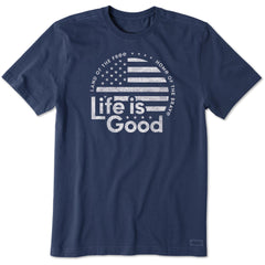 Men's Land of the Free LIG Short Sleeve Crusher Tee
