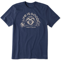 Men's Take it Sloth Short Sleeve Crusher Tee