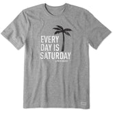 Men's Every Day is Saturday Short Sleeve Crusher Tee