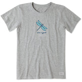 Women's Classic Dragonfly Short Sleeve Crusher Tee