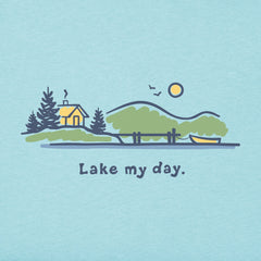 Men's Lake My Day Short Sleeve Crusher Tee