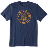 Men's LIG Smell The Campfire Short Sleeve Crusher Tee