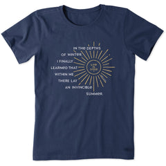 Women's Invincible Summer Short Sleeve Crusher Tee