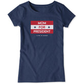 Girls Mom for President Crusher Tee