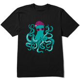 Men's Superpower Octopus Short Sleeve Crusher Tee