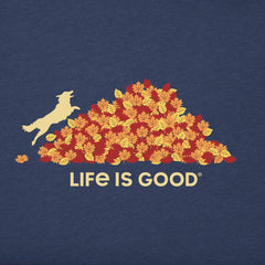 Men's LEAF JUMP Long Sleeve Crusher Tee