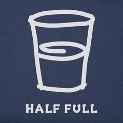 Women's Half Full Glass Short Sleeve Crusher Tee